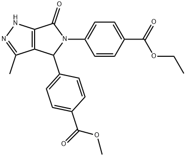 840517-30-8 ethyl methyl 4,4'-(3-methyl-6-oxo-2,6-dihydropyrrolo[3,4-c]pyrazole-4,5(4H)-diyl)dibenzoate