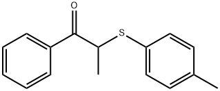 2-[(4-methylphenyl)sulfanyl]-1-phenylpropan-1-one Structure