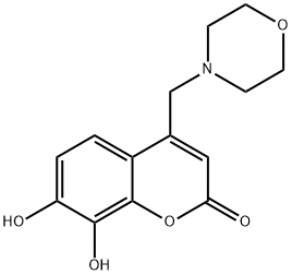 7,8-dihydroxy-4-(morpholin-4-ylmethyl)-2H-chromen-2-one,844828-43-9,结构式