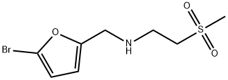 N-[(5-Bromo-2-furyl)methyl]-2-(methylsulfonyl)ethanamine|N-[(5-溴-2-呋喃基)甲基]-2-(甲基磺酰基)乙胺