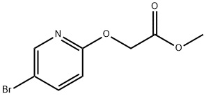 methyl 2-(5-bromopyridin-2-yloxy)acetate Struktur