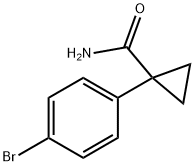 1-(4-bromophenyl)cyclopropanecarboxamide Structure
