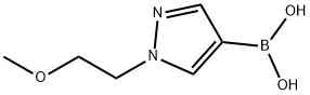 1-(2-methoxyethyl)-1H-pyrazol-4-ylboronic acid Struktur