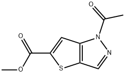 methyl 1-acetyl-1H-thieno[3,2-c]pyrazole-5-carboxylate Structure