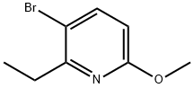 3-Bromo-2-ethyl-6-methoxypyridine 化学構造式