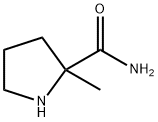 2-methylprolinamide Struktur