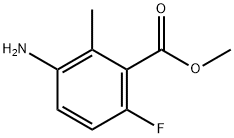 Methyl 3-Amino-6-Fluoro-2-Methylbenzoate Struktur