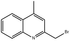 2-(Bromomethyl)-4-methylquinoline 化学構造式