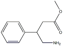 Methyl 4-amino-3-phenylbutanoate Structure