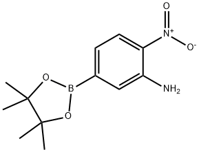 2-nitro-5-(4,4,5,5-tetramethyl-1,3,2-dioxaborolan-2-yl)aniline Structure