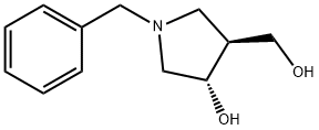 (3S,4S)-1-苄基-4-(羟甲基)吡咯烷-3-醇,849935-80-4,结构式