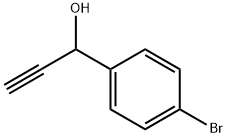 1-(4-bromophenyl)prop-2-yn-1-ol 化学構造式