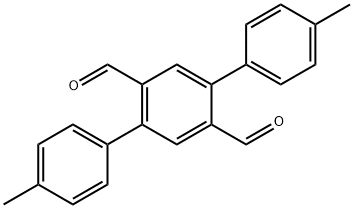 2,5-bis(4-methylphenyl)terephthalaldehyde Structure