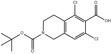 2-(tert-부톡시카르보닐)-5,7-디클로로-1,2,3,4-테트라히드로이소퀴놀린-6-카르복실산