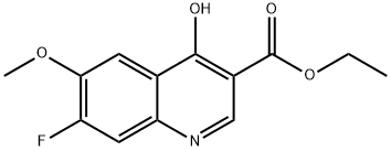 ethyl 7-fluoro-4-hydroxy-6-methoxyquinoline-3-carboxylate,851973-16-5,结构式