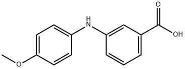 3-[(4-methoxyphenyl)amino]Benzoic acid Struktur