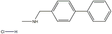 (4-联苯甲基)甲胺盐酸盐, 854184-98-8, 结构式