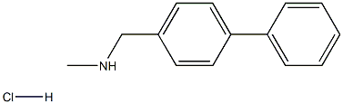 (4-Biphenylylmethyl)methylamine hydrochloride Structure