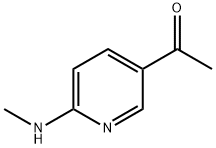 1-[6-(methylamino)-3-pyridinyl]ethanone Structure