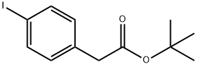 2-(4-碘苯基)乙酸叔丁酯,856250-87-8,结构式