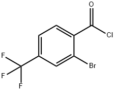 2-Bromo-4-(trifluoromethyl)benzoyl chloride 化学構造式