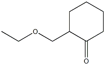 2-(ethoxymethyl)cyclohexanone Structure