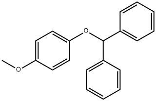 ((4-Methoxyphenoxy)methylene)dibenzene Structure