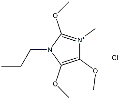 1-(Propyltrimethoxyl)-3-methylimidazolium chloride Structure