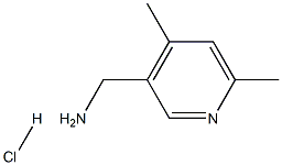 (4,6-dimethylpyridin-3-yl)methanamine hydrochloride Structure