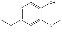2-(dimethylamino)-4-ethylphenol Structure
