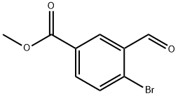 Methyl 4-bromo-3-formylbenzoate Struktur