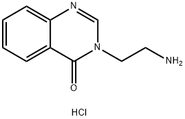 3-(2-氨基乙基)-3,4-二氢喹唑啉-4-酮二盐酸盐, 858236-77-8, 结构式