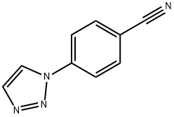 4-(1H-1,2,3-TRIAZOL-1-YL)BENZONITRILE,85862-71-1,结构式