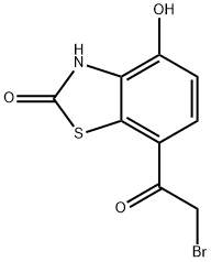 7-(2-bromoacetyl)-4-hydroxybenzo[d]thiazol-2(3H)-one Structure