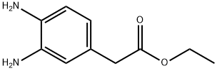 2-(3,4-二氨基苯基)乙酸乙酯, 85907-78-4, 结构式