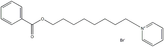 Pyridinium, 1-[8-(benzoyloxy)octyl]-, bromide Struktur