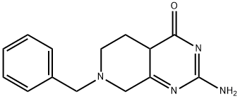 2-Amino-7-benzyl-5,6,7,8-tetrahydropyrido[3,4-d]pyrimidin-4(4aH)-one,859825-77-7,结构式