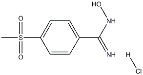 860183-11-5 N-hydroxy-4-(methylsulfonyl)Benzenecarboximidamide hydrochloride