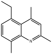 5-乙基-2,4,8-三甲基喹啉 结构式