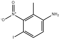 4-iodo-2-methyl-3-nitrobenzenamine Struktur