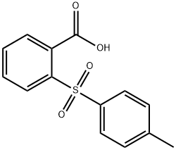 2-对甲苯磺酰基苯甲酸 结构式