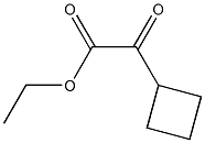 2-环丁基-2-羰基乙酸乙酯 结构式