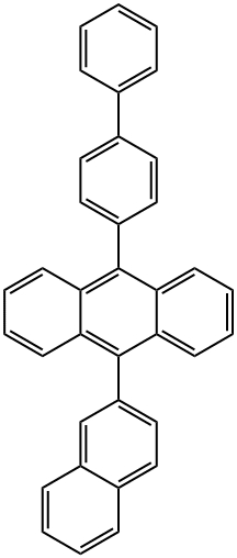 9-([1,1'-biphenyl]-4-yl)-10-(naphthalen-2-yl)anthracene Structure