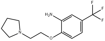 2-(2-(pyrrolidin-1-yl)ethoxy)-5-(trifluoromethyl)aniline Structure