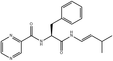 (S,E)-N-(1-((3-methylbut-1-en-1-yl)amino)-1-oxo-3-phenylpropan-2-yl) pyrazine-2-carboxamide