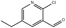 2-Chloro-5-ethylnicotinaldehyde Struktur
