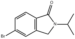 5-溴-2-异丙基异吲哚啉-1-酮,864866-47-7,结构式