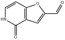 4,5-二氢-4-氧代-呋喃[3,2-C]吡啶-2-甲醛, 86518-17-4, 结构式