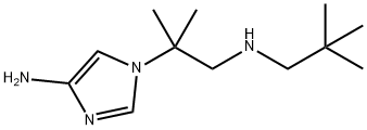 4-AMINO-N-(2,2-DIMETHYLPROPYL)-BETA,BETA-DIMETHYL-1H-IMIDAZOLE-1-ETHANAMINE,865774-26-1,结构式