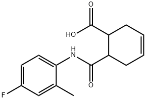 866770-68-5 6-((4-fluoro-2-methylphenyl)carbamoyl)cyclohex-3-enecarboxylic acid